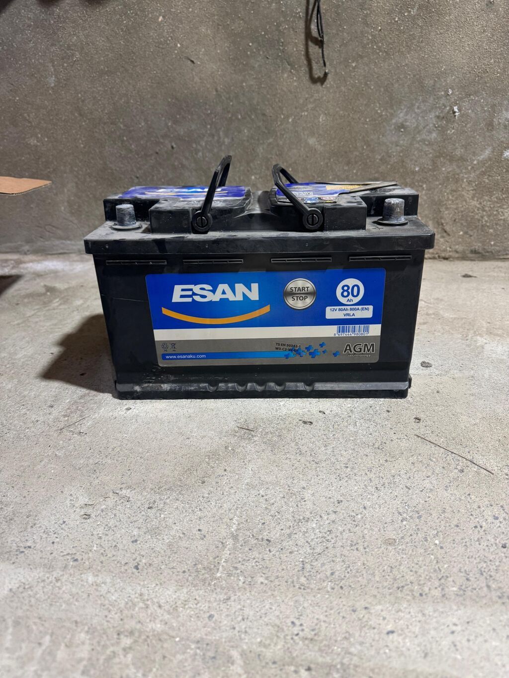 ESAN avtomobil akkumulyatoru – AGM texnologiyası - Brend/model: ESAN — Akkumulyatorlar, Bakı