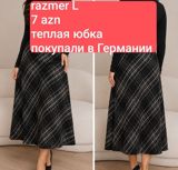 Qışlıq ətək – alman istehsalı - Razmer: L - Qiymət: 7 AZN (şəkildə — Nara