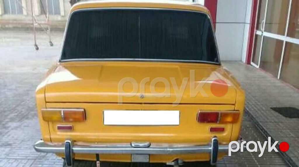 Yalnız WhatsApp VAZ 2101 “Jiquli” sedan, xardal-sarı rəngdə klassik — Avto, Bakı (4)