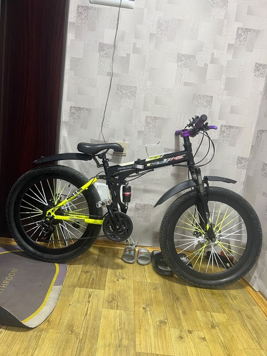 Fatbike tipli dağ velosipedi - Güclü və enli (fat) təkərlər – qum