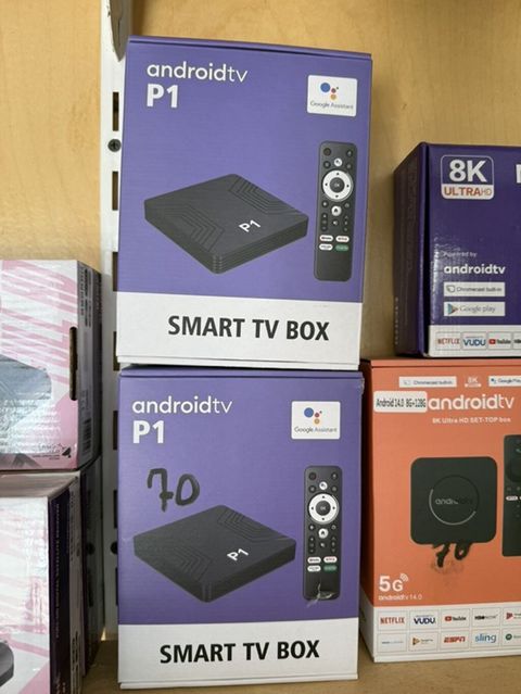 Android TV P1 Smart TV Box - Android TV platforması əsasında işləyir
