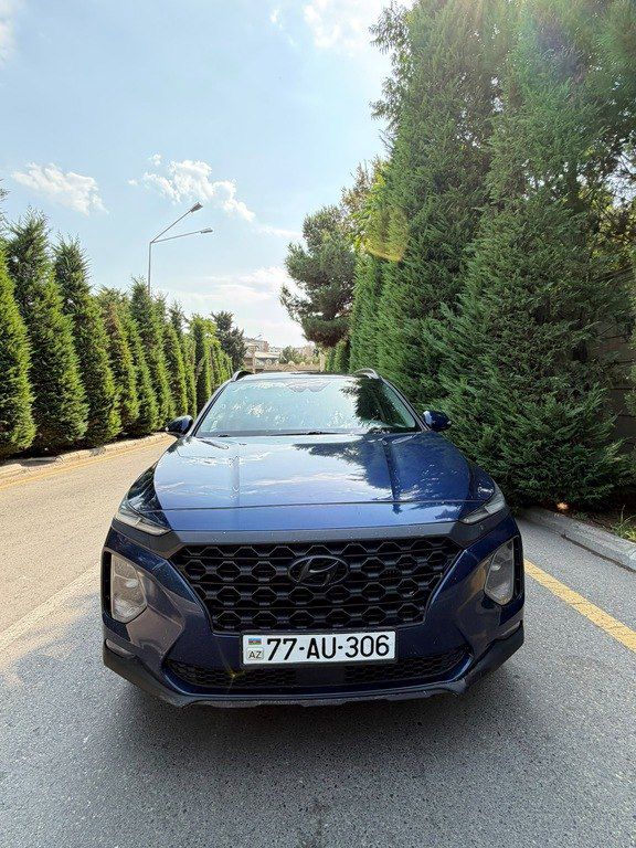 Hyundai Santa Fe, 2.0 L, 2019 il, 121 000 km — Avtomobillər, Bakı
