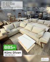Künc Divan – 240×150×352 sm - Yumşaq, rahat oturma hissəsi və iri — Goods