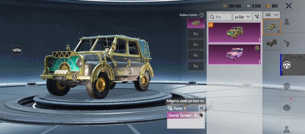 PUBG Mobile hesabı – inkişaf etmiş kolleksiya və nadir əşyalar - — Digər, Bakı (4)