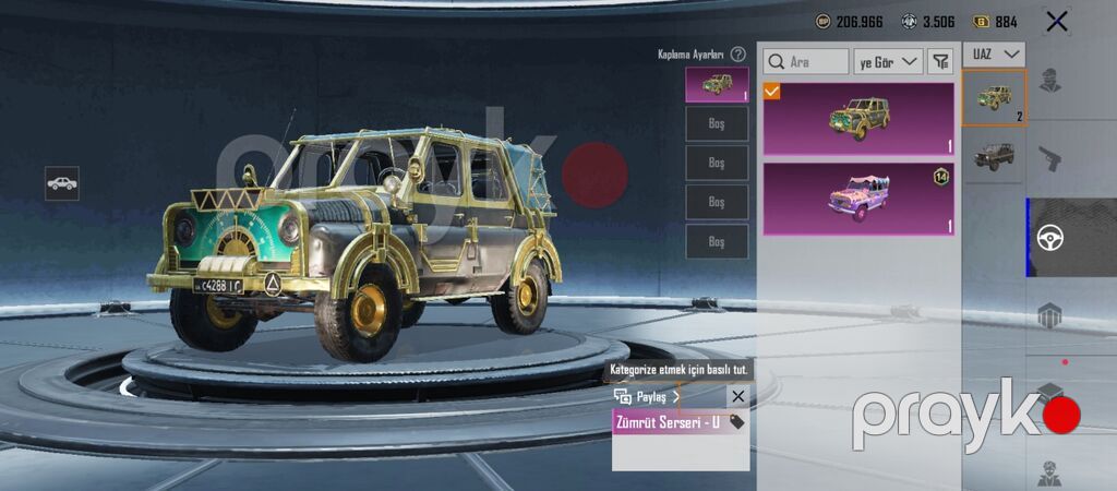 PUBG Mobile hesabı – inkişaf etmiş kolleksiya və nadir əşyalar - — Digər, Bakı (4)