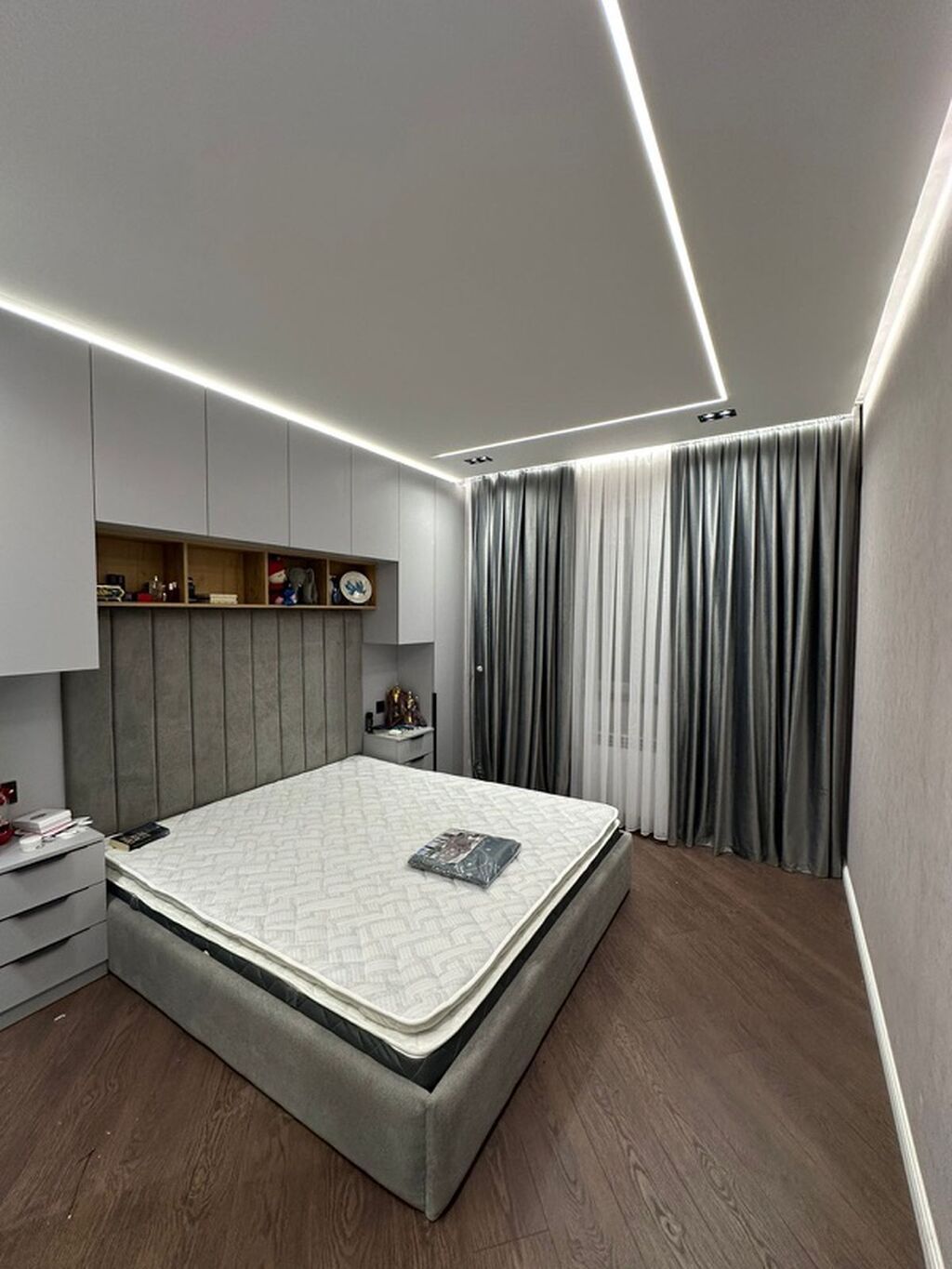 Yeni, İkinəfərlik çarpayı, Bazalı, Matras ilə, Siyirməsiz, Azərbaycan — Mebel, Sanqaçal (2)