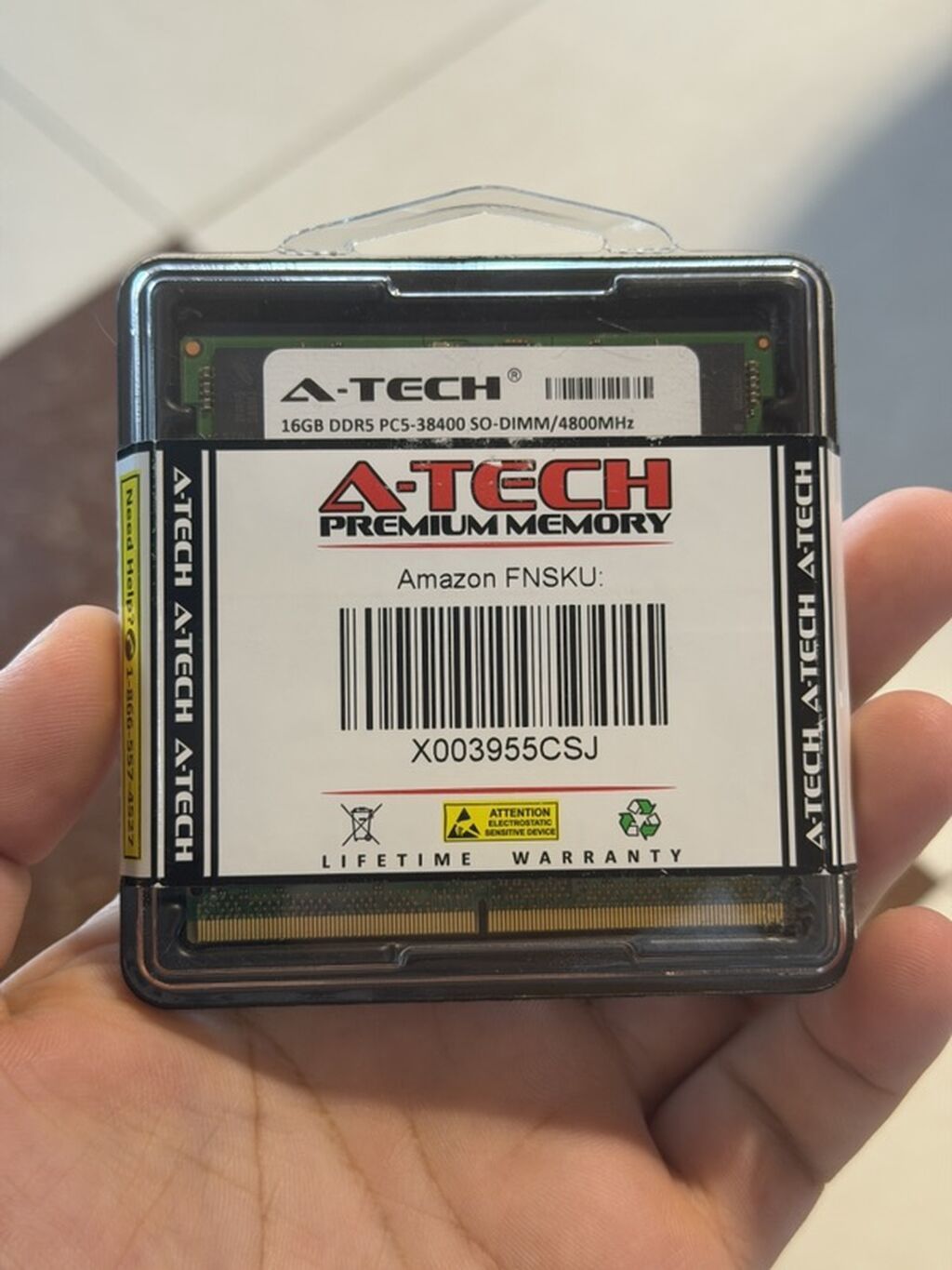A-TECH Premium Memory DDR5 SO-DIMM yaddaş dəsti - Tutum: 32GB KIT — Elektronika, Bakı (2)