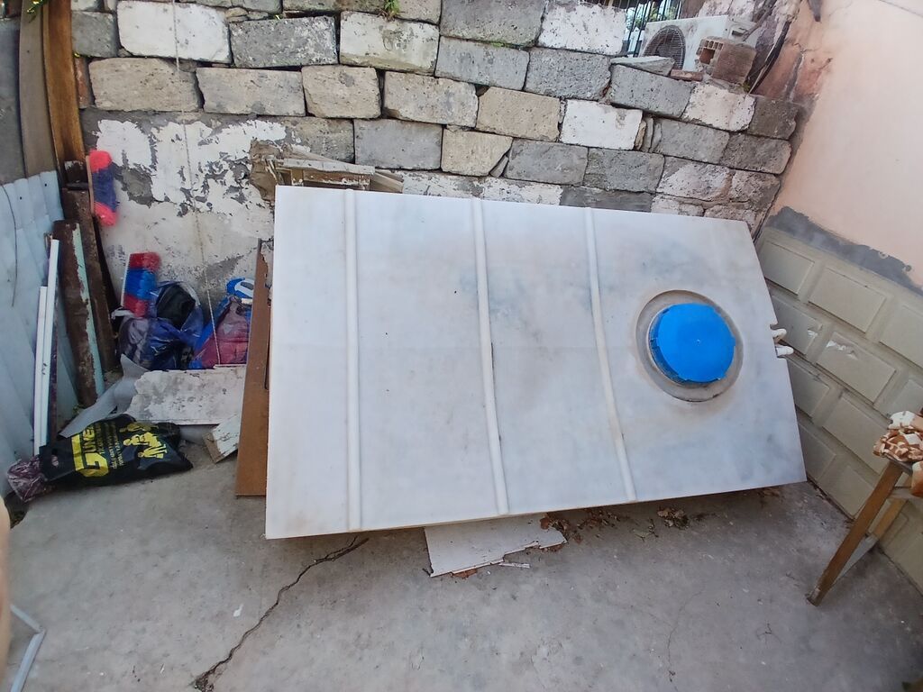 Plastik su çəni yatay tip, qalın divarlı polietilen
