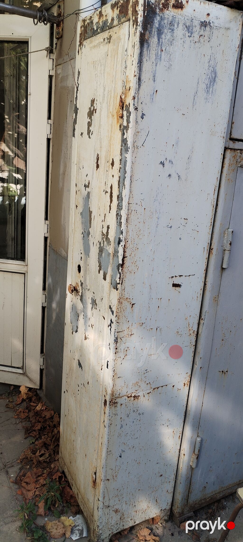 Metall şkaf – iki hissəli, üst bloklu - Material: qalın poladdan — Mallar, Bakı (2)