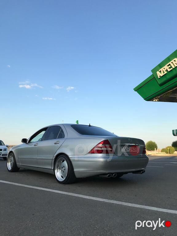 Mercedes S 320, 3.2 L, 2000 il, 490 000 km — Avtomobillər, Bakı (2)