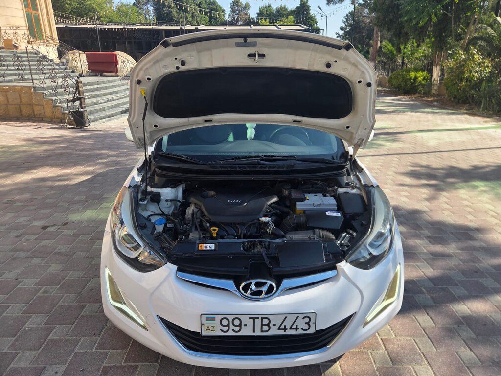 Hyundai Avante, 1.6 L, 2015 il, 65 000 km — Avtomobillər, Şirvan (12)