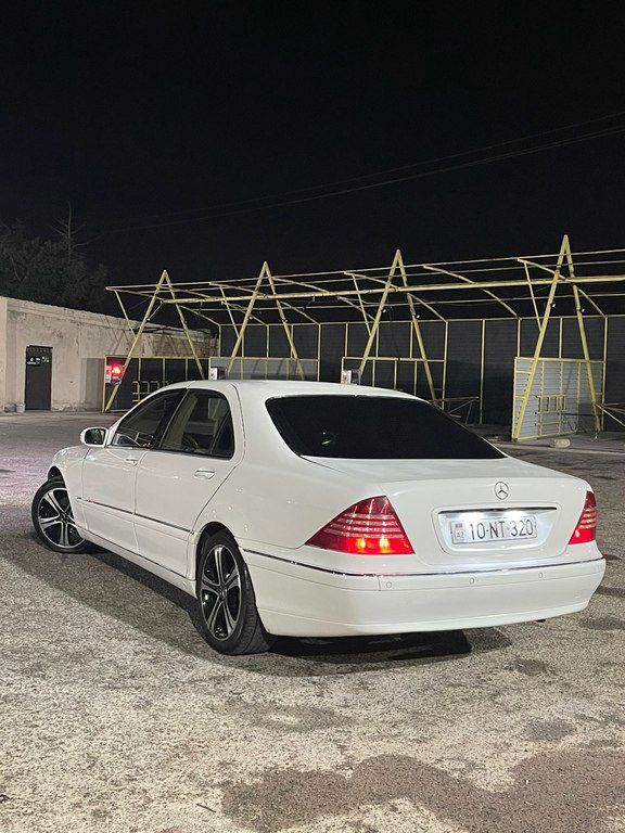 Mercedes S 320, 3.2 L, 2000 il, 298 555 km — Avtomobillər, Bakı (7)