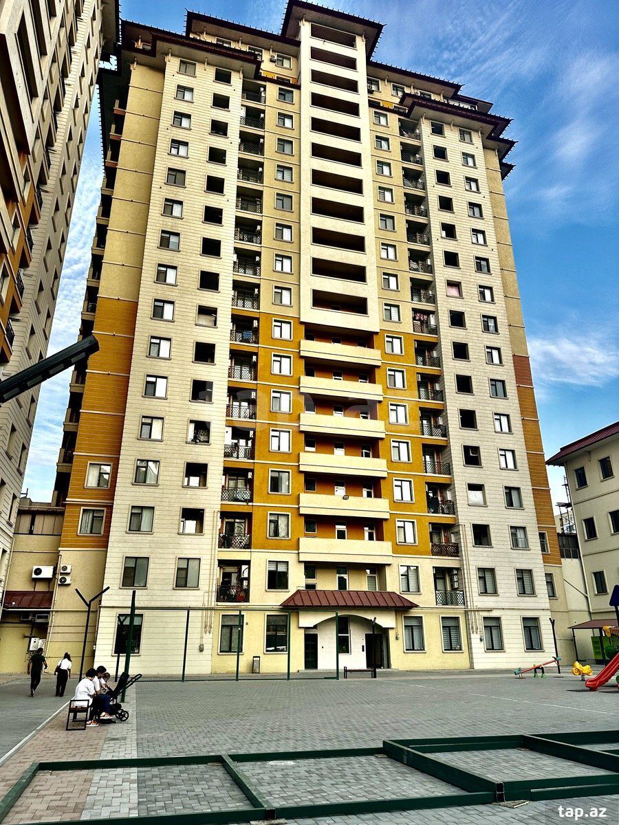 3-otaqlı yeni tikili, Qara Qarayev m., 116 m² — Daşınmaz əmlak, Bakı