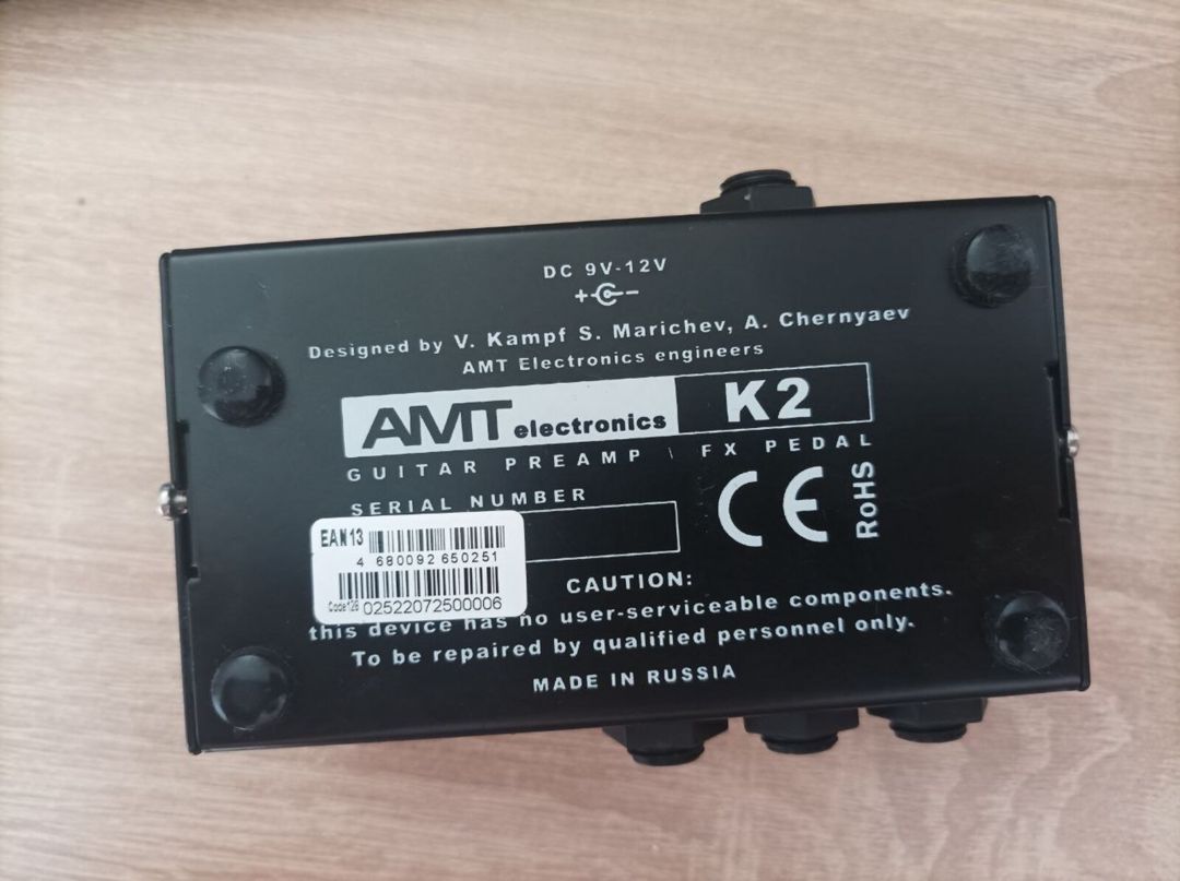 AMT K2 двухканальный гитарный предусилитель — Musiqiə alətləri, Bakı (2)