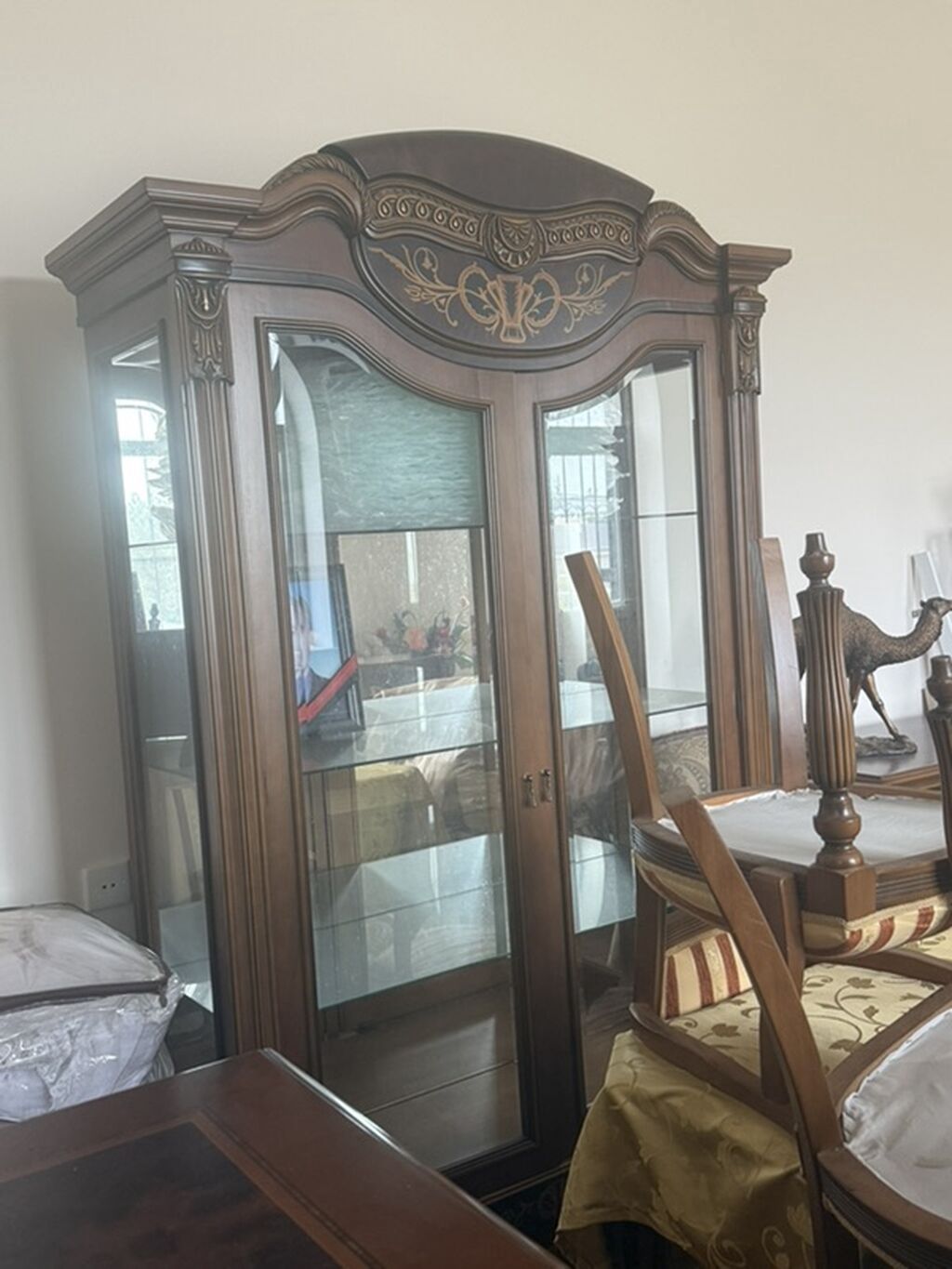 Klassik üslubda taxta qonaq otağı mebel dəsti - Material: keyfiyyətli — Mebel, Bakı (5)
