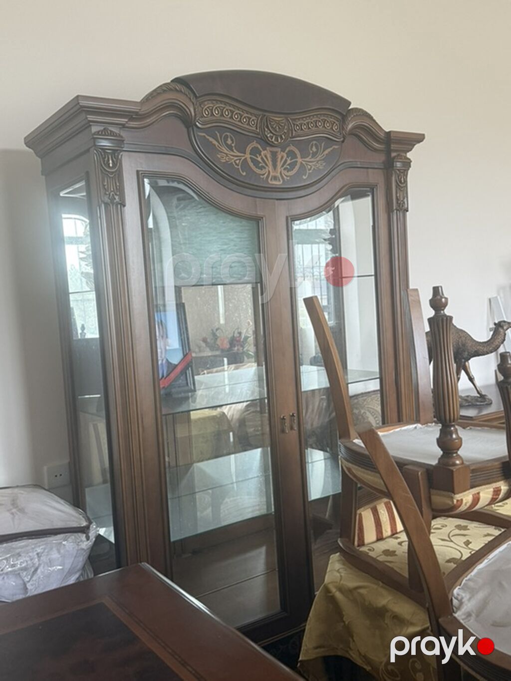 Klassik üslubda taxta qonaq otağı mebel dəsti - Material: keyfiyyətli — Mebel, Bakı (5)
