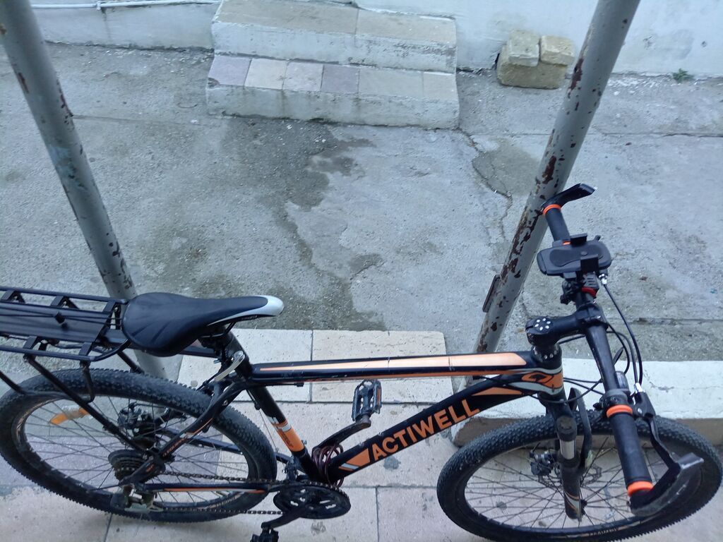 ACTIWELL dağ velosipedi - Çərçivə: ACTIWELL alüminium/metal çərçivə — Dağ velosipedləri, Masazır