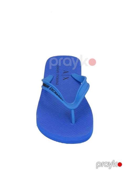 Armani Exchange kişi çimərlik şipiləri (flip-flop) - Rəng: parlaq