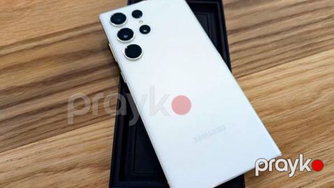 Samsung Galaxy S23 Ultra, 256 GB, rəng - Ağ, Simsiz şarj