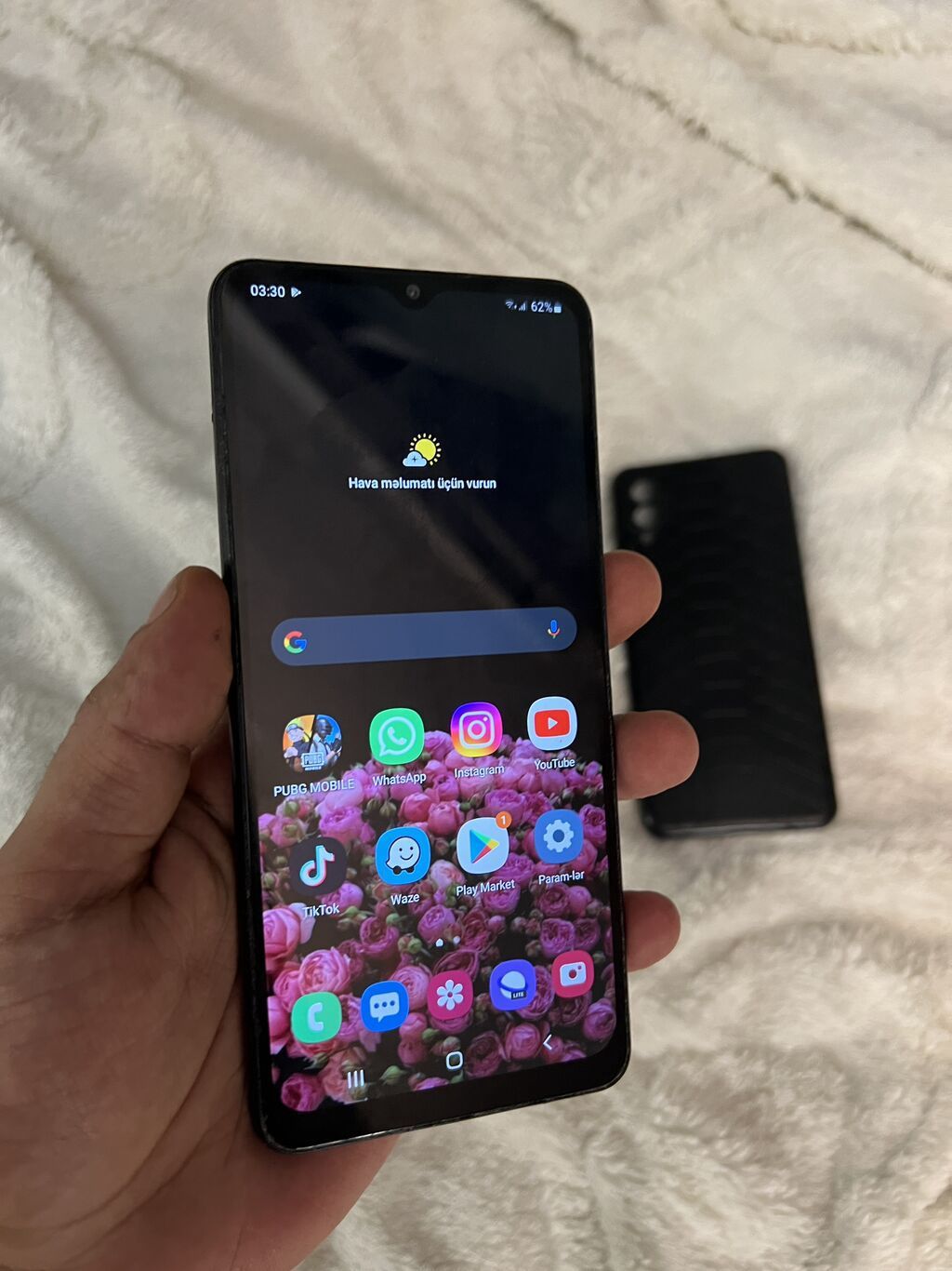 Samsung Galaxy A02, 32 GB, rəng - Qara, Sensor — Samsung, Bakı (3)