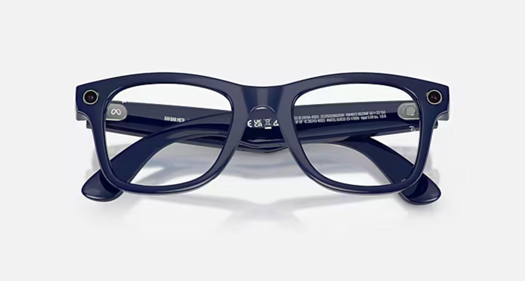Ray-Ban Meta Wayfarer (Gen 2) Shiny Cosmic Blue / Transitions Sapphire — Səs texnikası, Bakı (4)