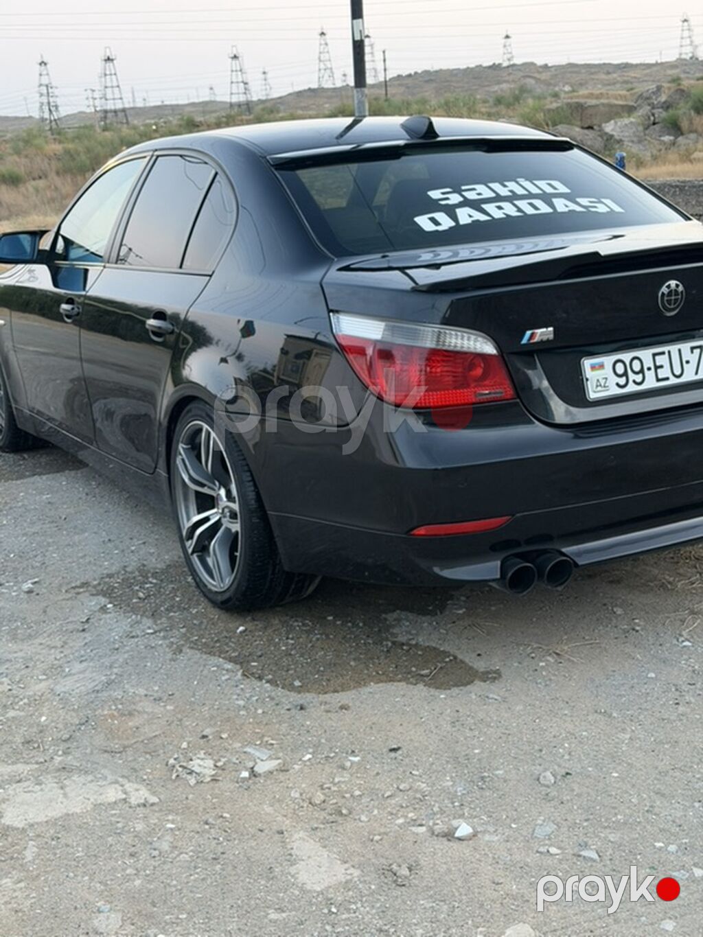 BMW 5 Seriyası (E60) sedan - Rəng: qara, tünd şüşələr - Ban: sedan — Avtomobillər, Bakı (3)