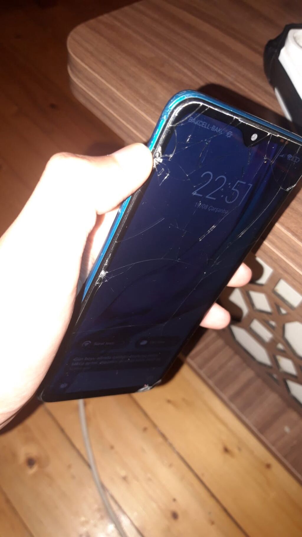 Redmi 9, 64 GB, rəng - Mavi, Qırıq — Elektronika, Masazır (2)
