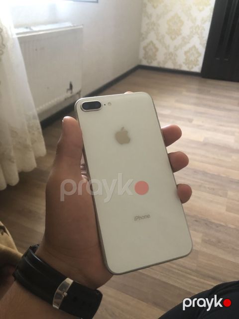 IPhone 8 Plus, 64 GB, Ağ, Barmaq izi, Simsiz şarj
