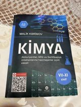 Malik müəllimin kimya kitabı,təptəzədir.8 manat.1 və 4cü qruplar üçün — Ürünler