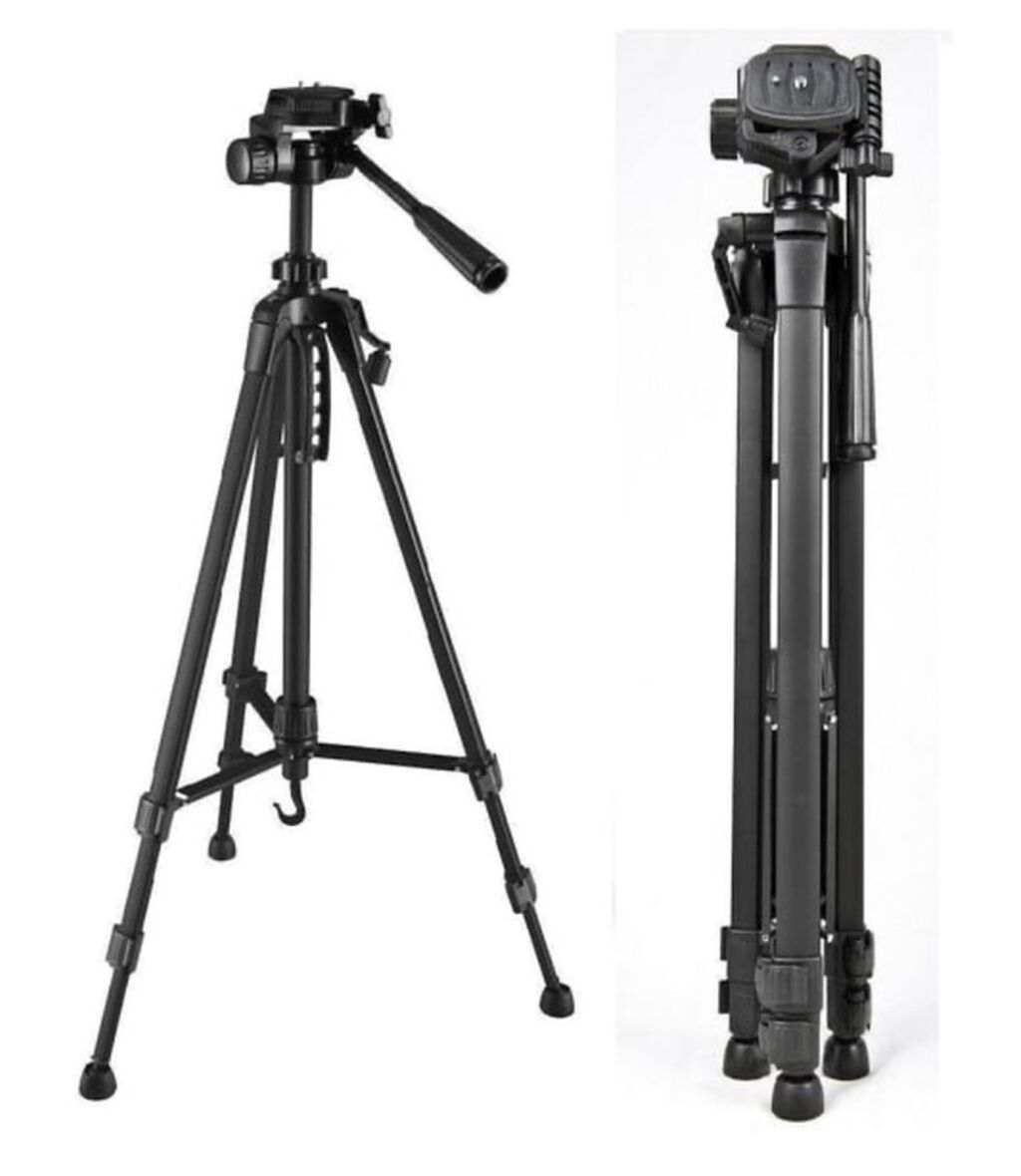 Universal foto/video tripod - 3 bölməli teleskopik ayaqlar, sürətli — Stendlər və tripodlar, Bakı (3)