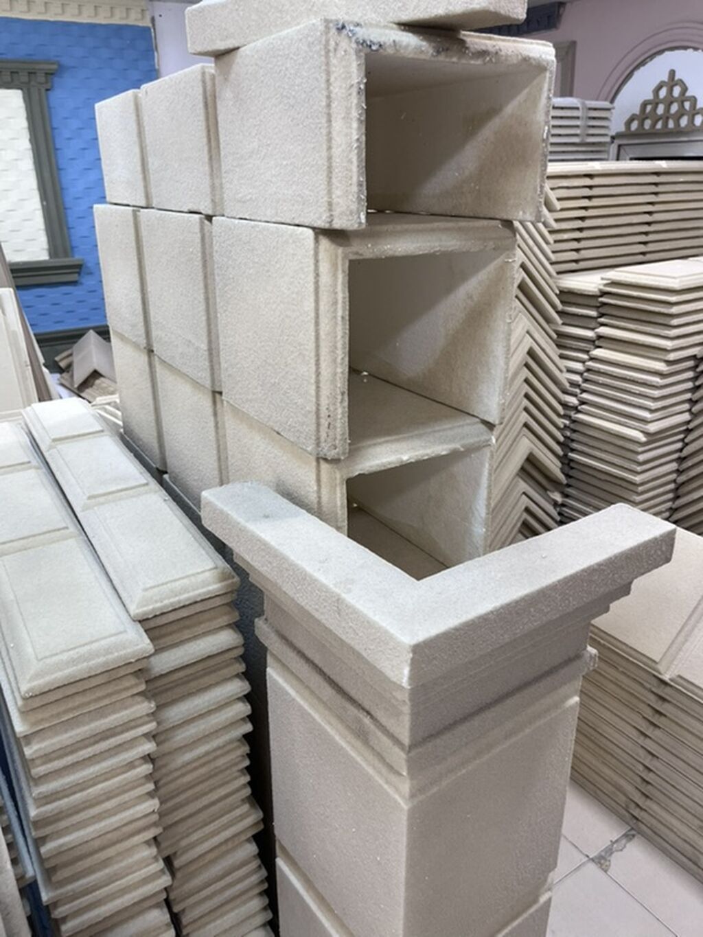 Dekorativ fasad və interyer üçün hazır beton/daş panellər və — Mallar, Novxanı (4)