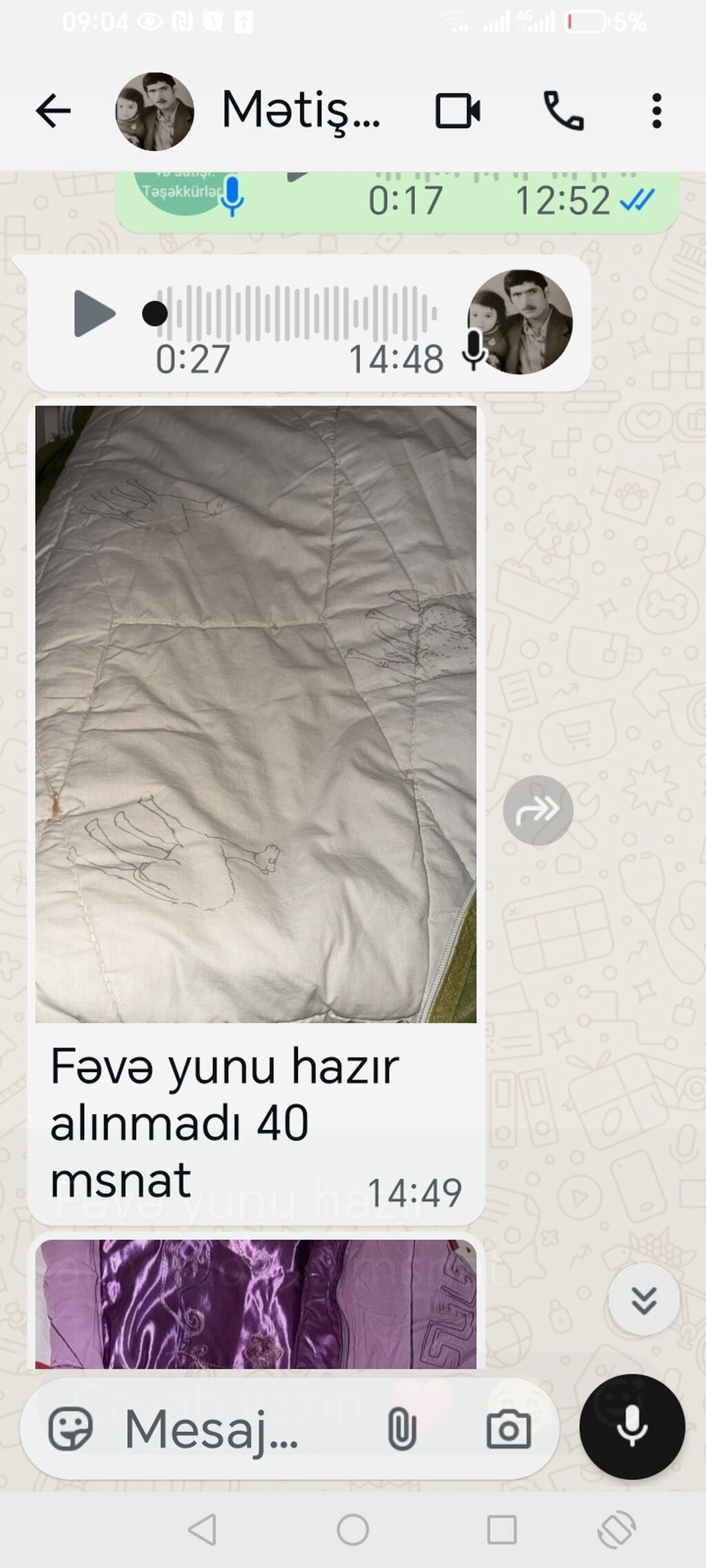 Məhsul: Dəvə yunu ilə doldurulmuş yorğan Xüsusiyyətlər: - Dolğu