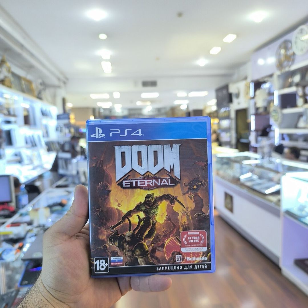 PS4 üçün "Doom Ethernal" oyun diski — Elektronika, Bakı