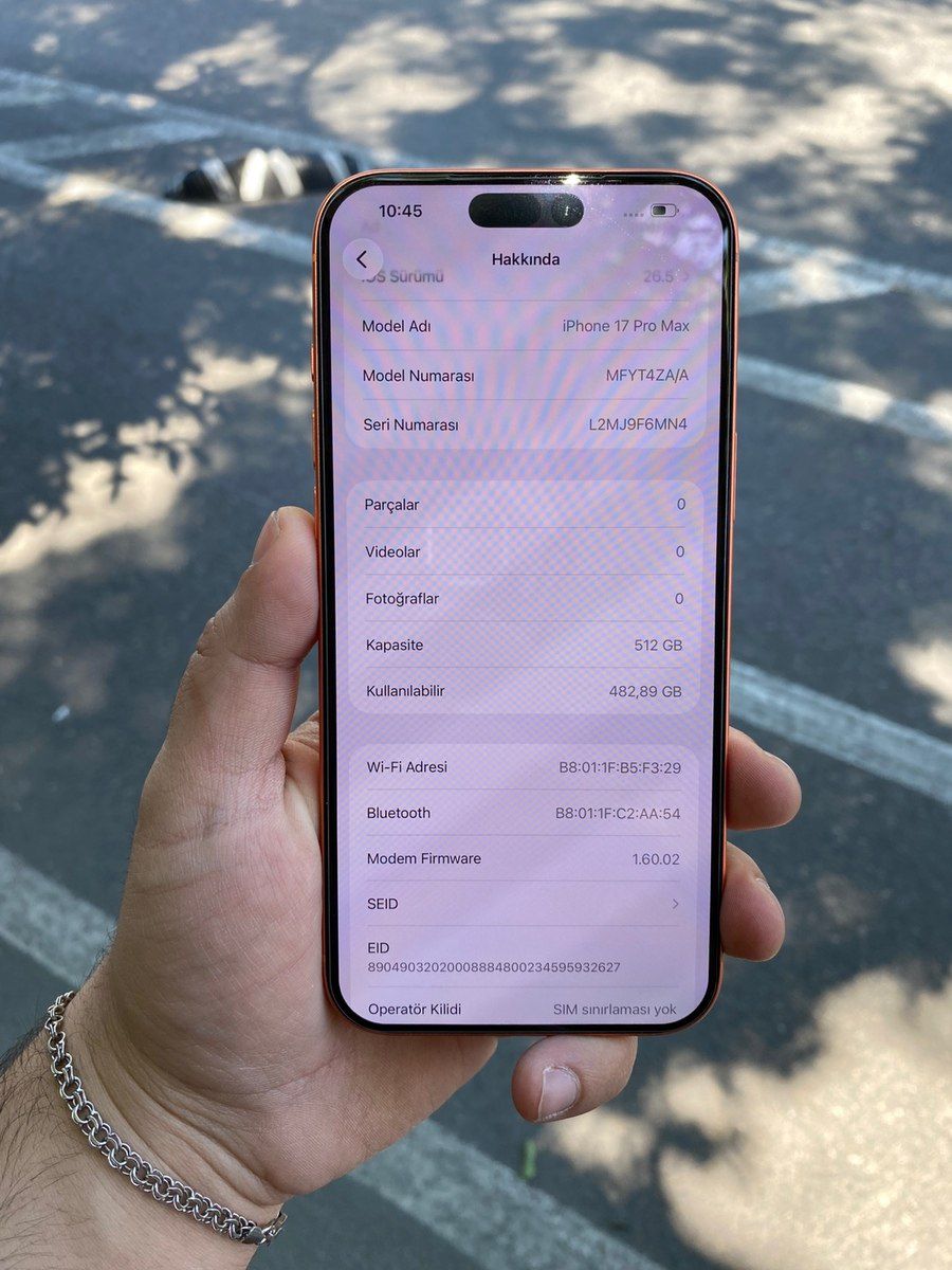 Apple iPhone 17 Pro Max Cosmic Orange 512GB/12GB — Smartfonlar, Bakı (6)