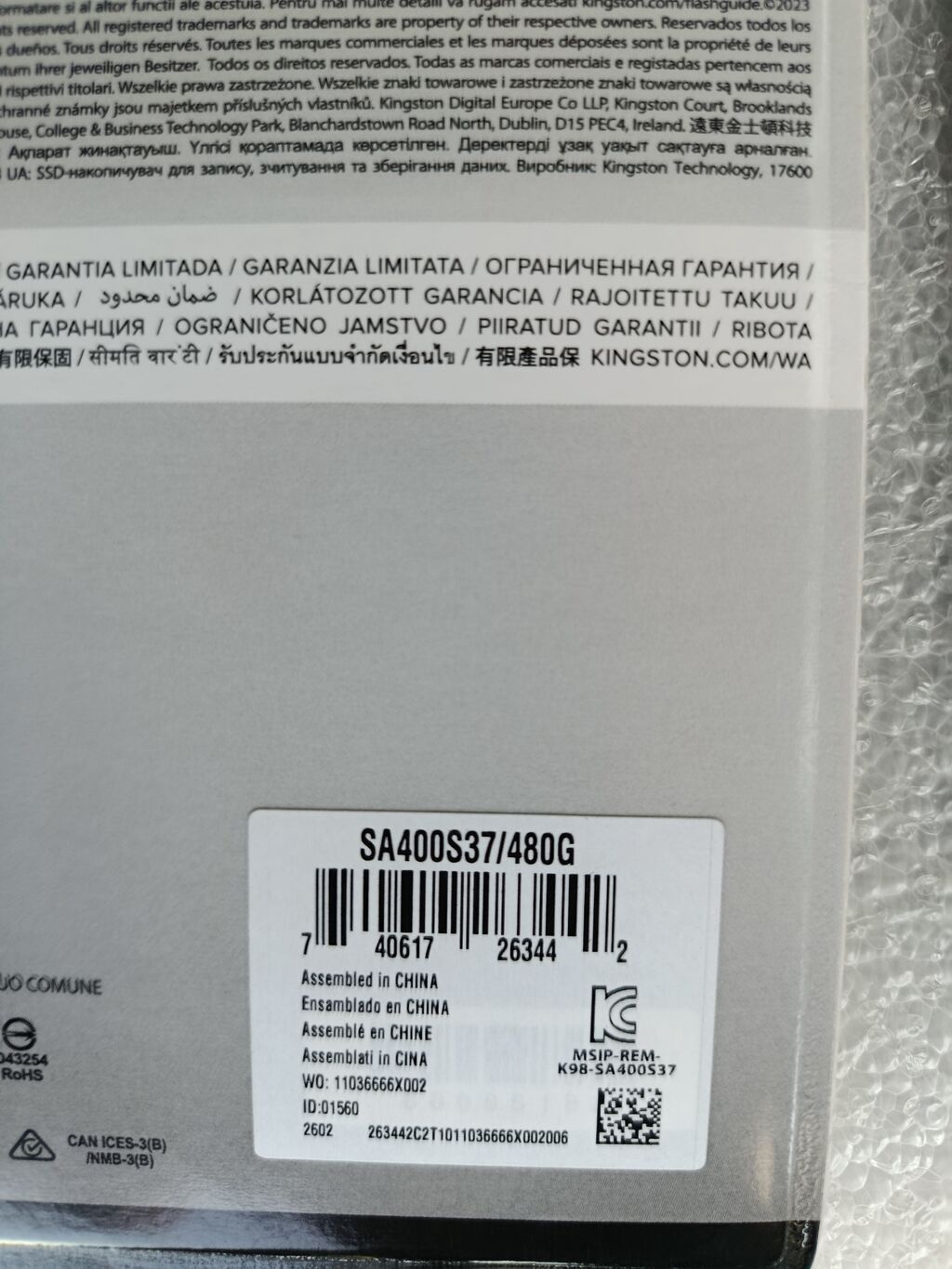 (Hard Disk 480GB )Kingston A400 2.5" SATA SSD – 480GB - Model — Elektronika, Şabran (2)