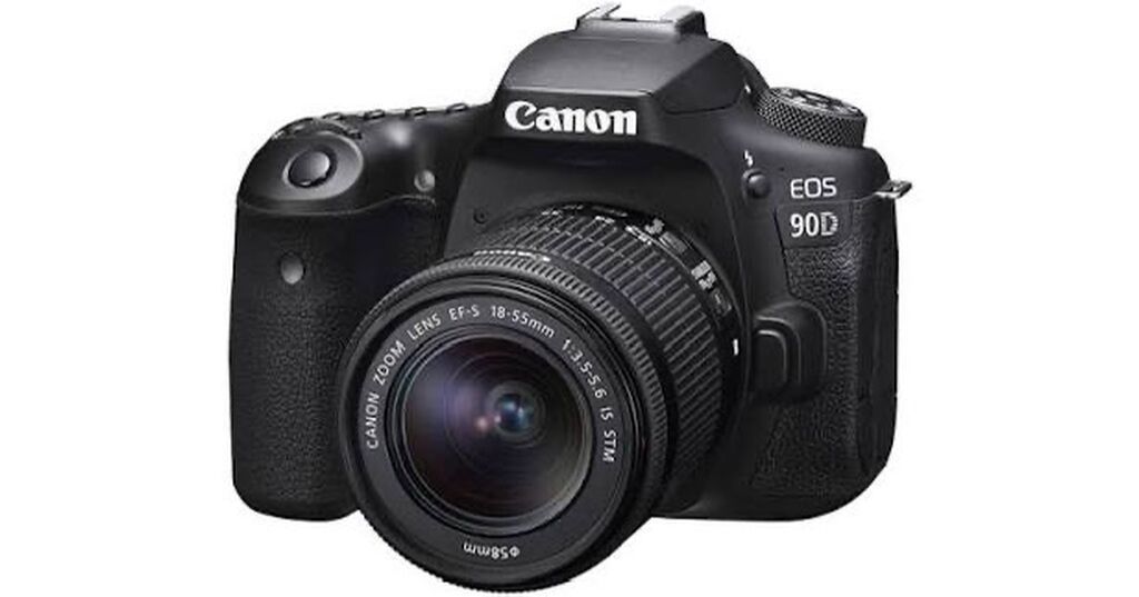 Canon EOS 90D DSLR fotoaparat + EF‑S 18‑55mm f/3.5‑5.6 IS STM obyektiv