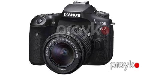 Canon EOS 90D DSLR fotoaparat + EF‑S 18‑55mm f/3.5‑5.6 IS STM obyektiv