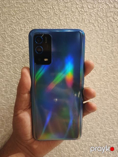 Oppo A55 5G 128 GB Mavi Barmaq izi — Bakı