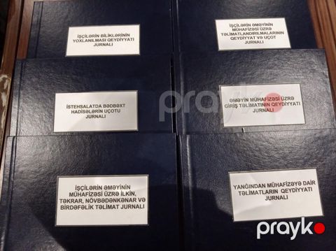 Sətəm tibb ofis qeydiyyat jurnallarının hazzırlanması — Bakı