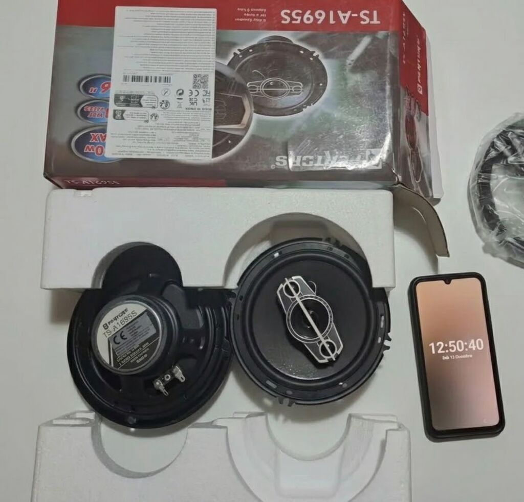 Təzə Avtomobil akustikası – 6.5" koaksial dinamiklər dəsti Новые — Elektronika, Bakı (2)