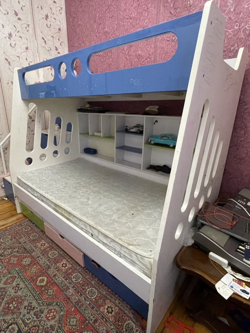 Uşaq üçün iki qatlı modul çarpayıu - Aşağı hissə: geniş bir — Mebel, Bakı (4)