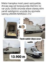 Mercedes-Benz Sprinter yük mikroavtobusu - Mator, karopka və most — Yük maşınları