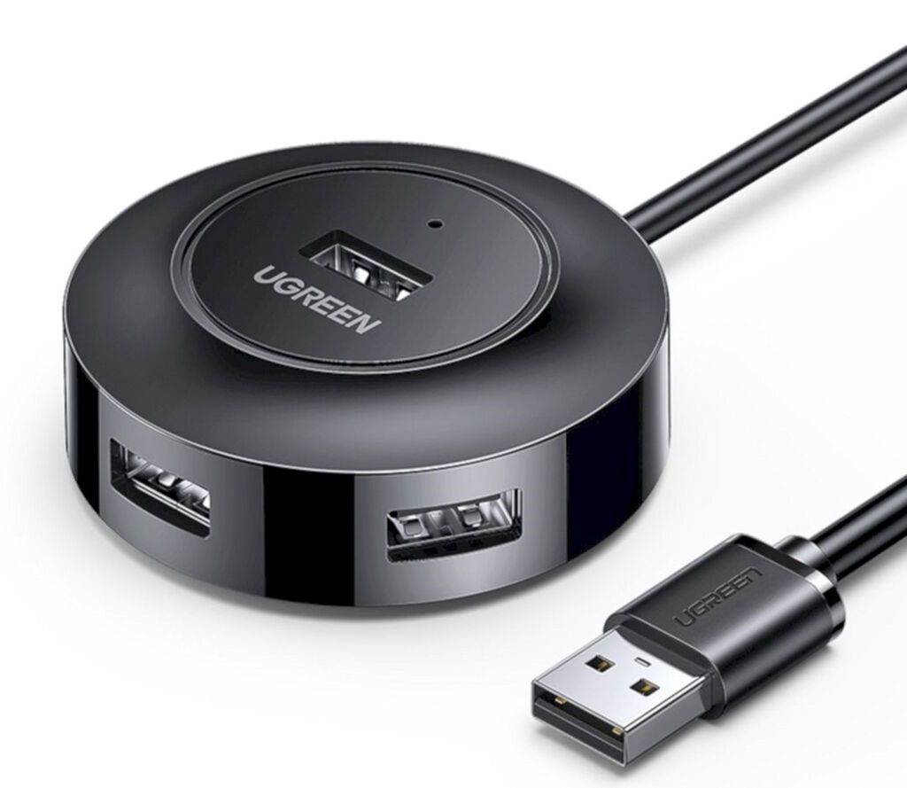 🔥 UGREEN CR106 30367 – USB 2.0 4-Port HUB, 2m Kompüter və — Elektronika, Bakı