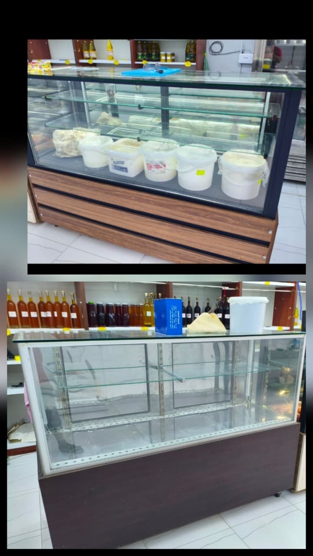*SEVA XİRDALAN* 2 ədəd Şirniyyat soyuducusu satilir. Hər ikisinin — Mallar, Bakı