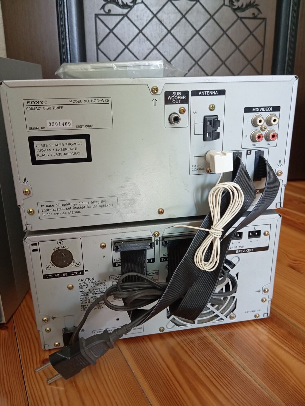 Sony mini Hi‑Fi sistem – model HCD‑WZ5 (kompakt disk tuner + — Elektronika, Digah (3)