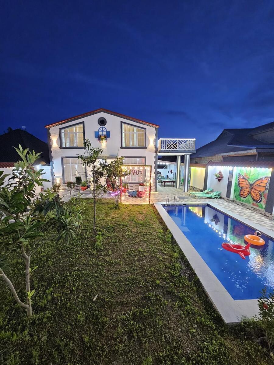 İcarəyə verilir 7 otaqlı həyət evi/bağ evi 220 m² — Ev, villa, Qəbələ (3)