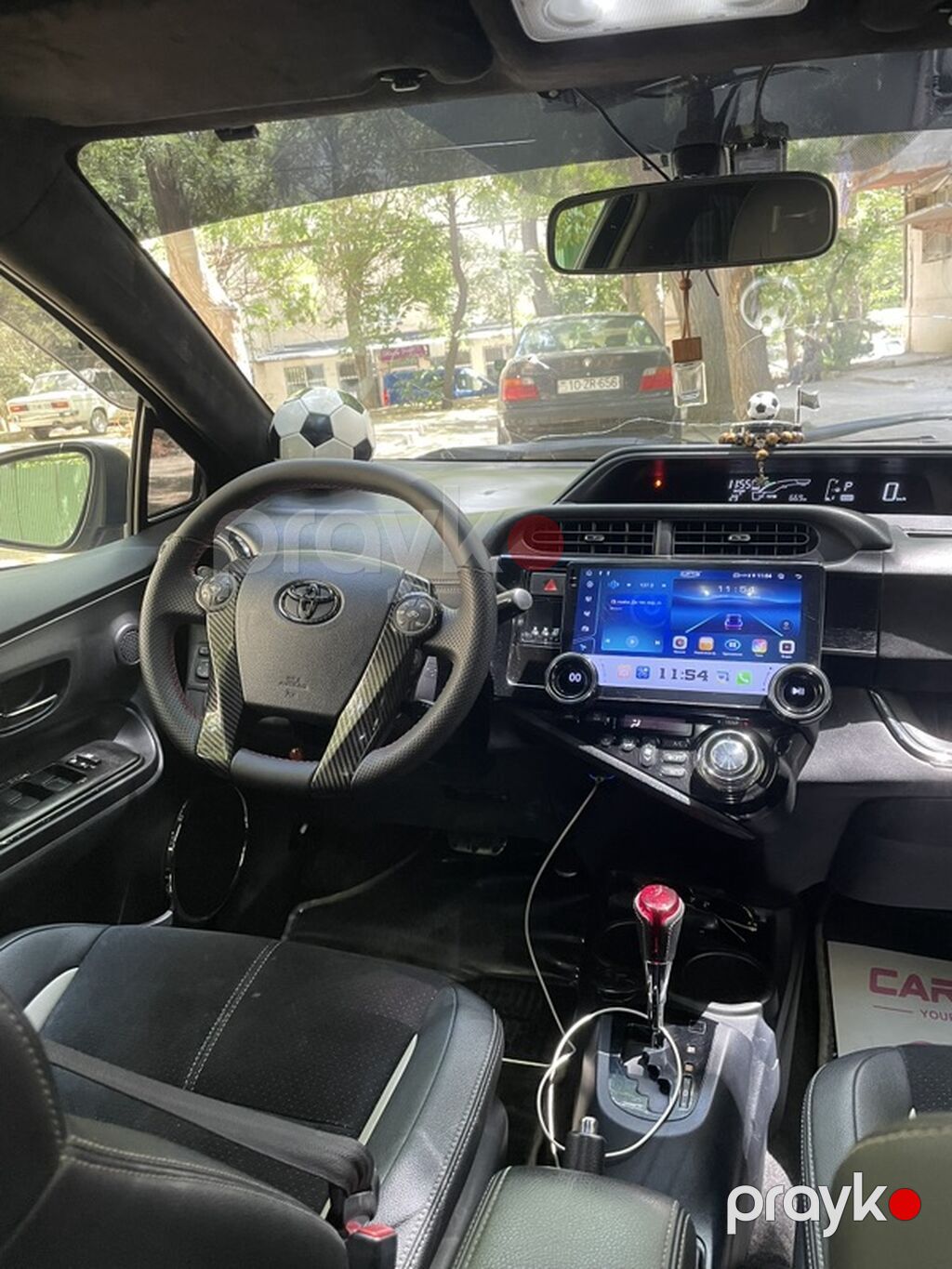 Toyota Aqua hibrid hetçbek - Korpus: 5 qapılı, qara rəng - Mühərrik — Avto, Bakı (10)