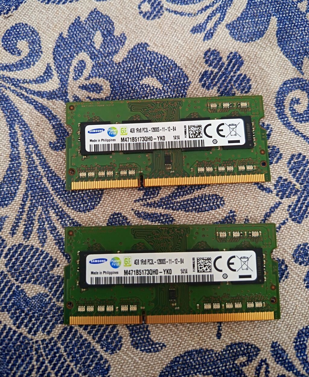 Samsung laptop RAM modulları – 2 ədəd - Model: Samsung