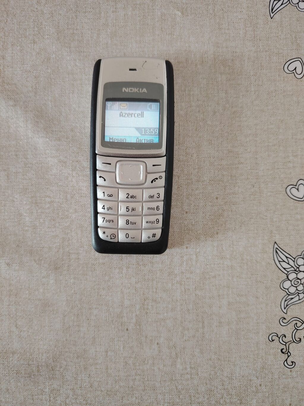 Nokia 110 4G, rəng - Gümüşü, Düyməli