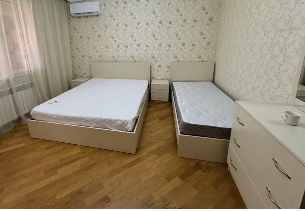 Yataq otağı mebel dəsti – krem rəng (pulsuz) — Yataq mobilyası, Bakı (5)